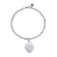 Bracciale Con Pendente Cuore Argento