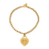 Bracciale con Pendente Cuore Oro