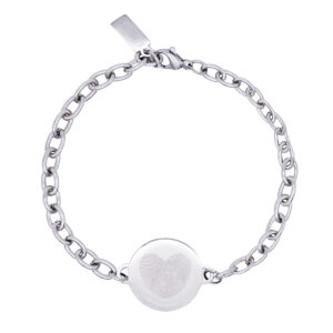 Bracciale con Tondo Argento
