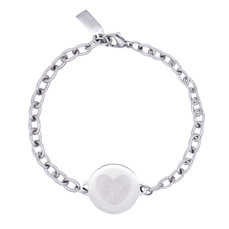 Bracciale con Tondo Argento