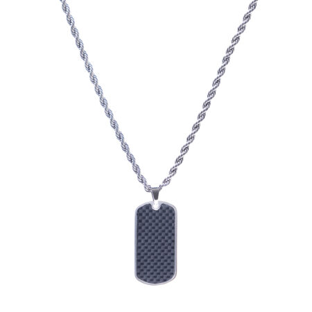 Collana PIASTRINA NERA
