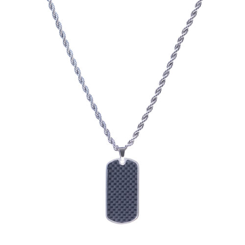 Collana PIASTRINA NERA