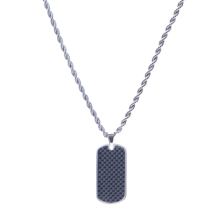 Collana PIASTRINA NERA
